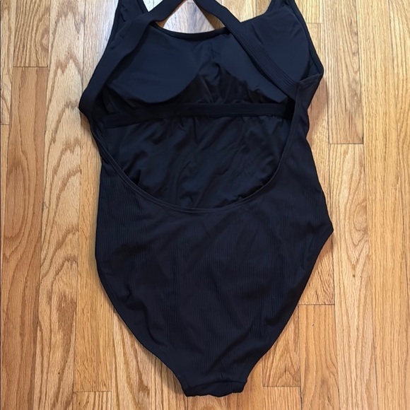 Andie sz XL The Tulum ribbed Black Women's Swimwear new without tags - Picture 5 of 7